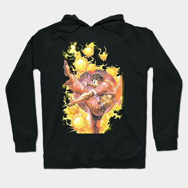 Dragon Tiger Heroes Long Hu Men Hoodie by kaitokid